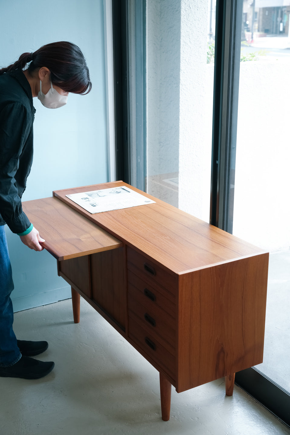 Asljunga Mobelfabrik Sideboard Swedish Vintage/スウェーデンヴィンテージ サイドボード チーク材
