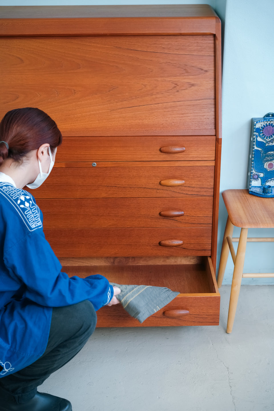 Danish Vintage Dyrlund Writing Bureau/デンマークヴィンテージ デューロン ライティングビューロー