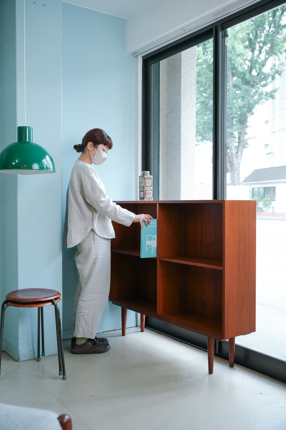 Teakwood Bookcase Shelf Danish Vintage/デンマークヴィンテージ ブックケース シェルフ チーク材