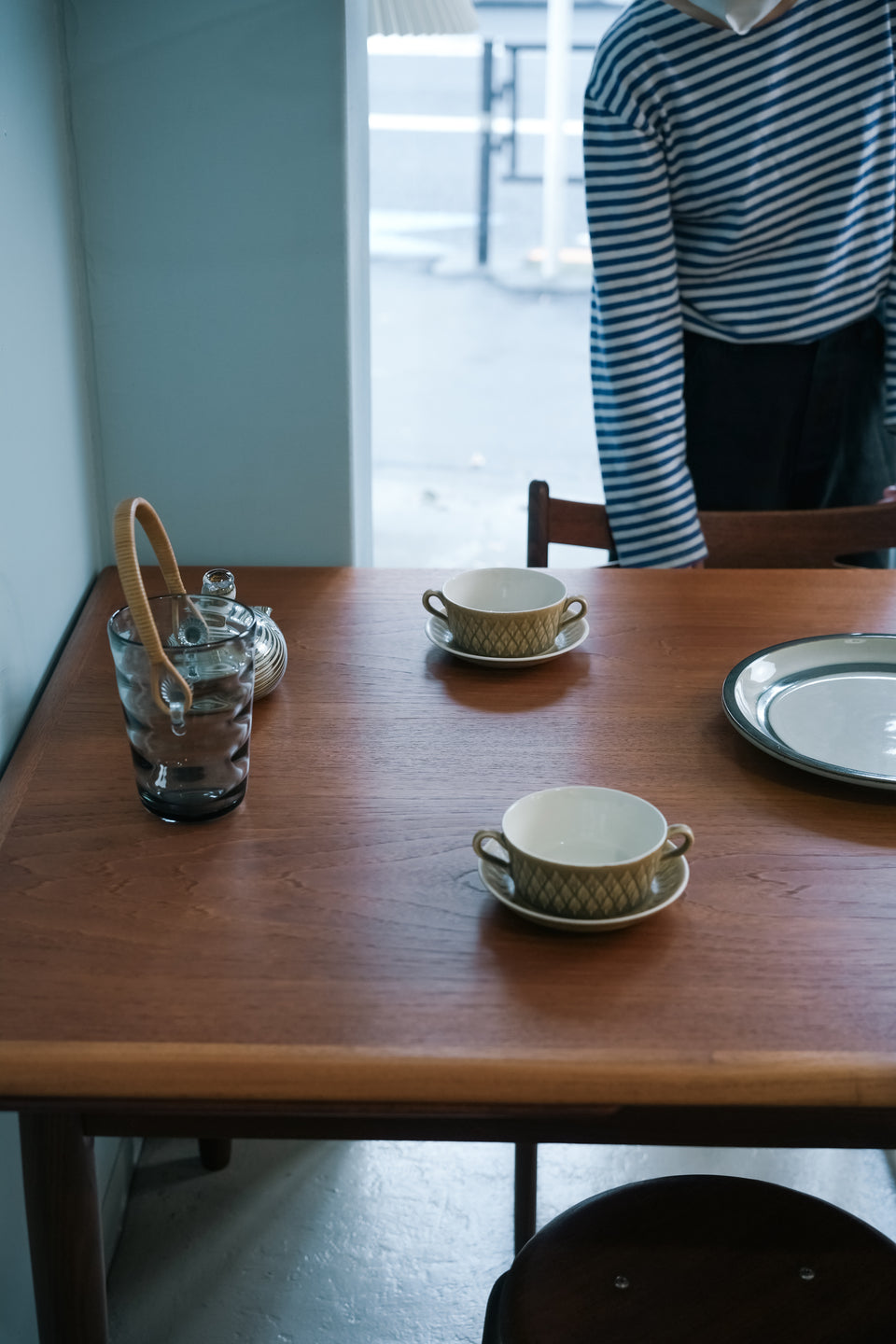 Draw Leaf Extension Dining Table Danish Vintage/デンマークヴィンテージ エクステンションダイニングテーブル チーク材
