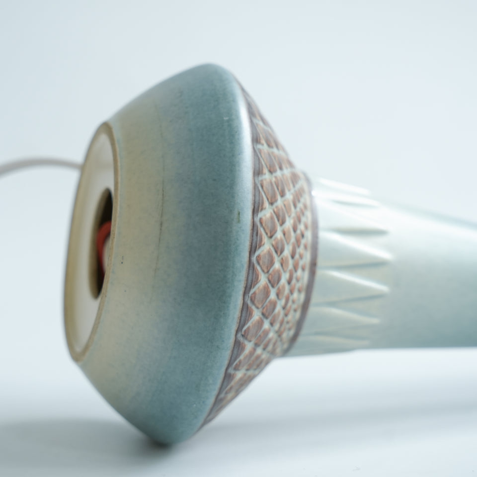 Soholm Table Lamp Model 926 Light Blue and Brown/テーブルランプ エイナー・ヨハンセン スーホルム デンマークヴィンテージ