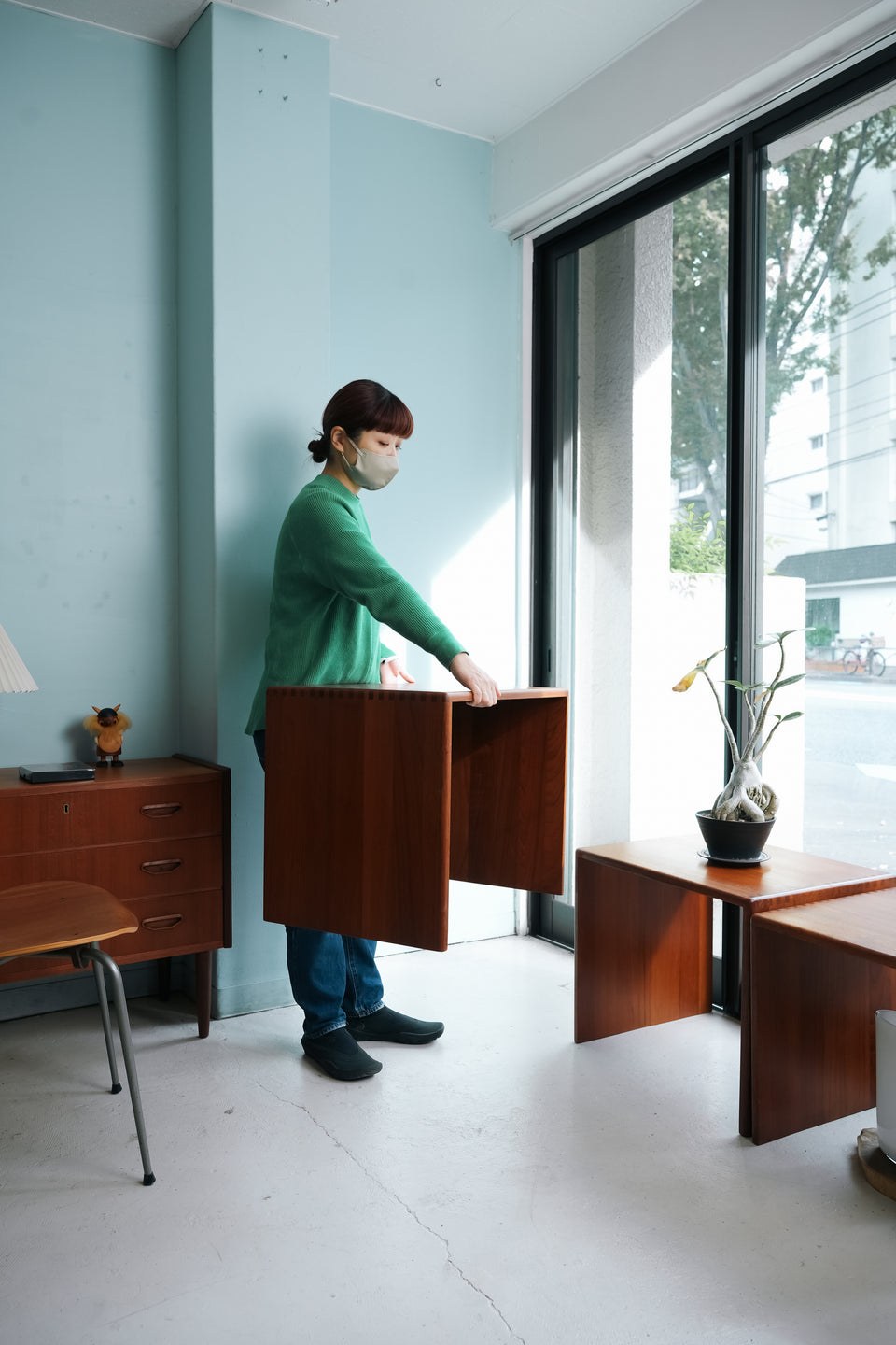 Danish Vintage Salin Møbler Nyborg Nesting Table Teakwood/デンマークヴィンテージ ネストテーブル チーク材 北欧家具