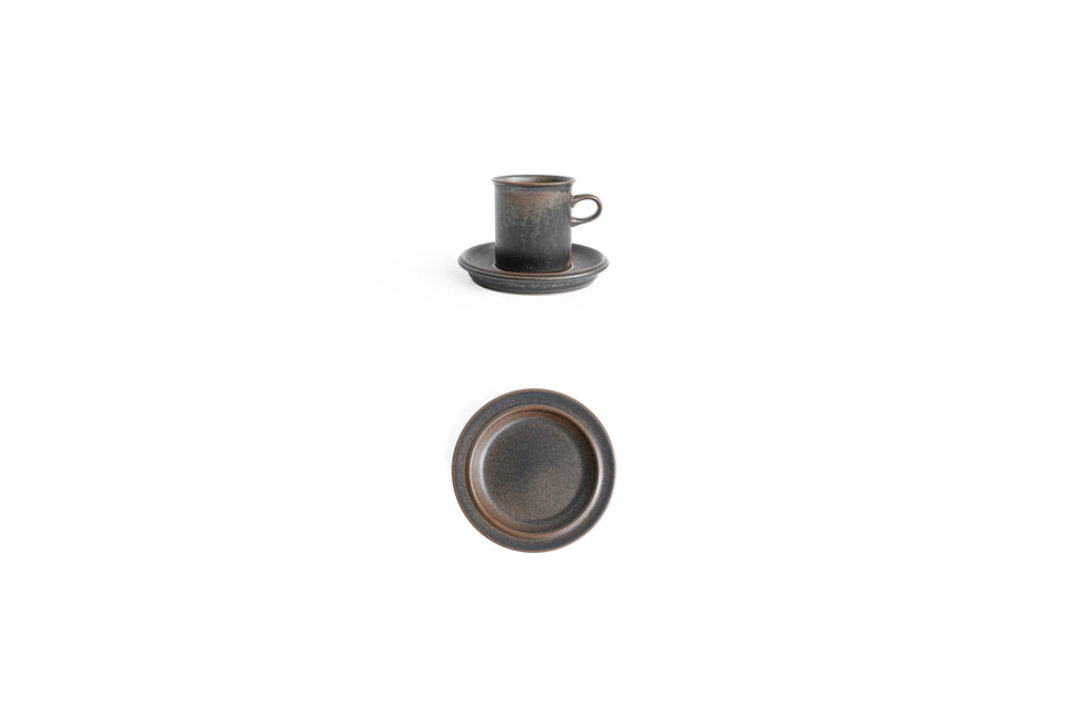 Ruska ARABIA Coffee Cup and Saucer Plate Vintage/ルスカ アラビア コーヒーカップ&ソーサー プレート 北欧ヴィンテージ食器