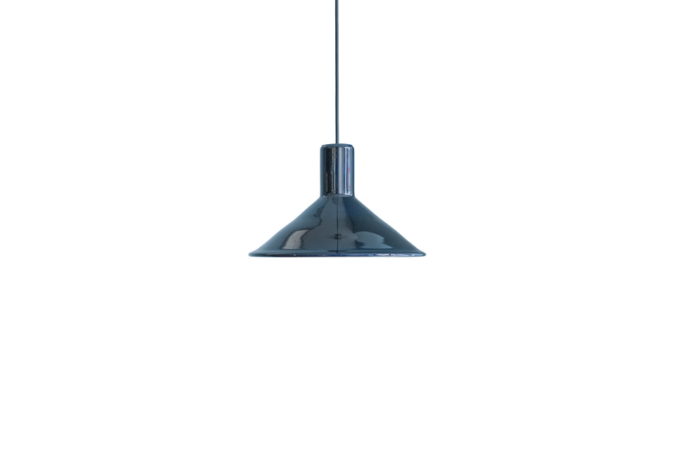 Holmegaard Pendant Light P&T Blue Michael Bang/ホルムガード ペンダントライト マイケル・バング ブルー 照明 デンマークヴィンテージ