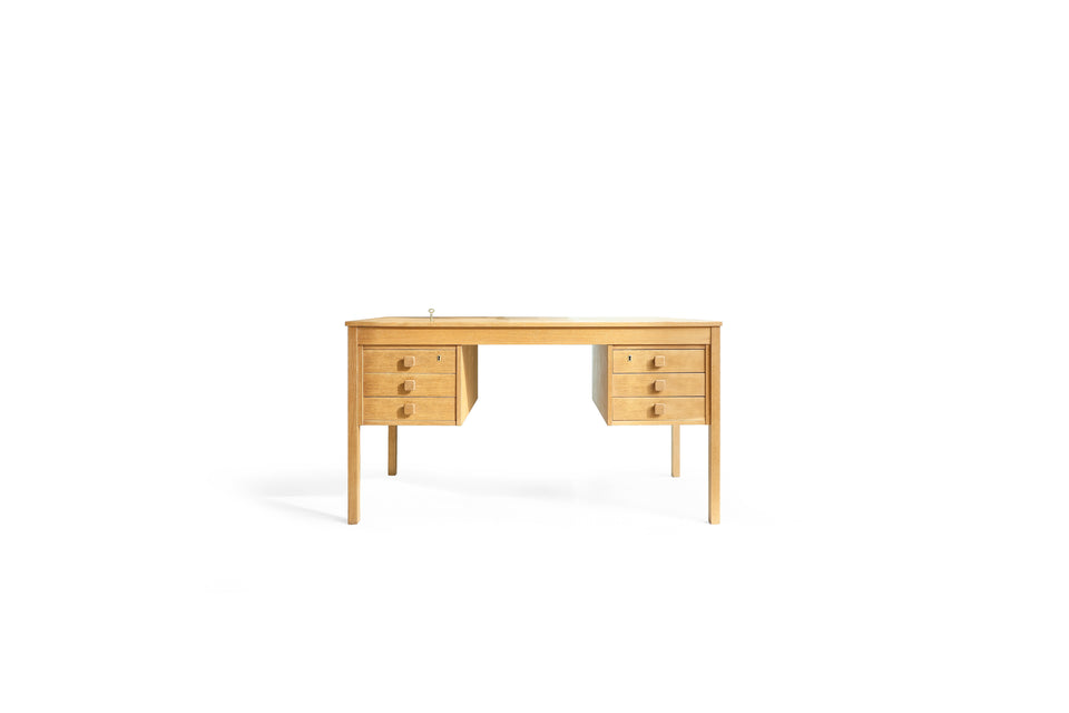 Danish Vintage Domino Møbler Desk/デンマークヴィンテージ ドミノモブラー デスク 両袖机 北欧家具