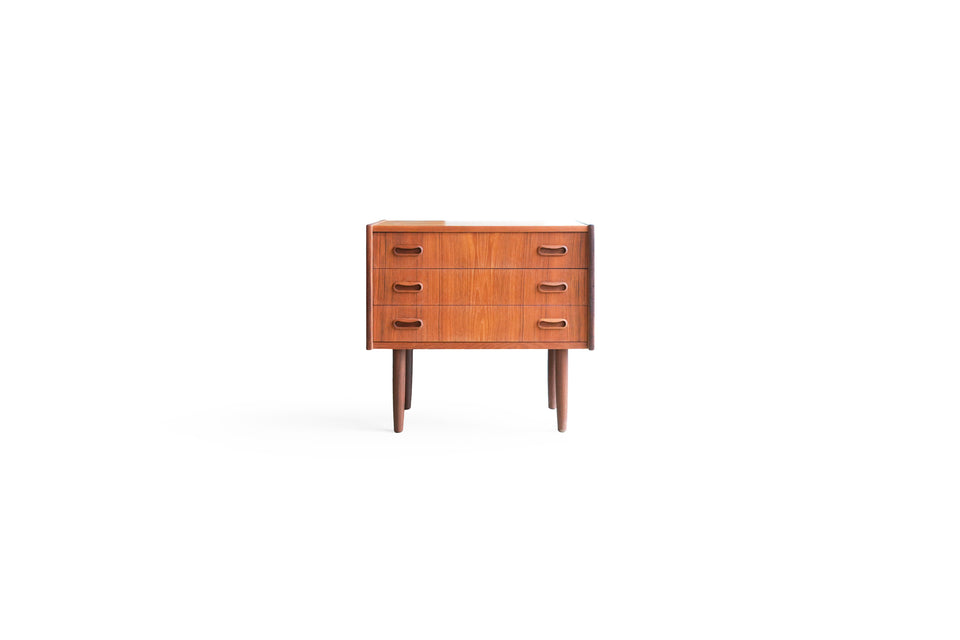 Danish Vintage 3drawer Small Chest Teak/デンマークヴィンテージ スモールチェスト 3段 チーク材