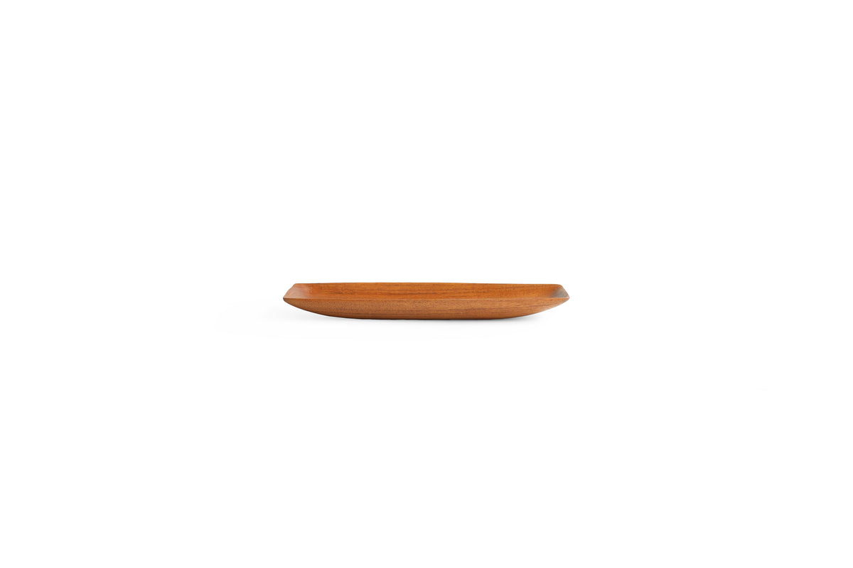 デンマークヴィンテージ チークトレイ/Danish Vintage Solid Teak Tray