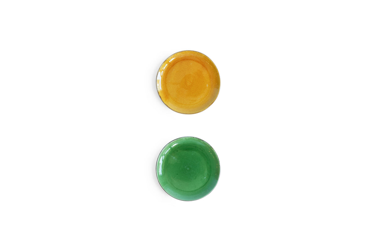TERRE E PROVENCE フランス製　ハンドペインティング　お皿　7枚 フランス食器 プレート 南仏食器 プロヴァンス/French Pottery Terre è