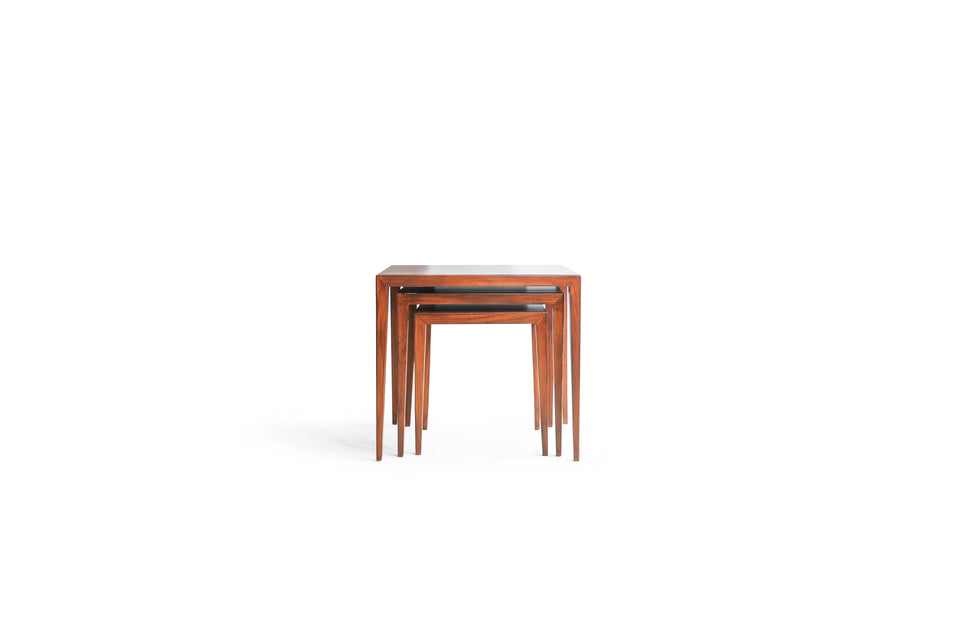 Haslev Rosewood Nesting Table Danish Vintage/ハスレヴ ネストテーブル ローズウッド材