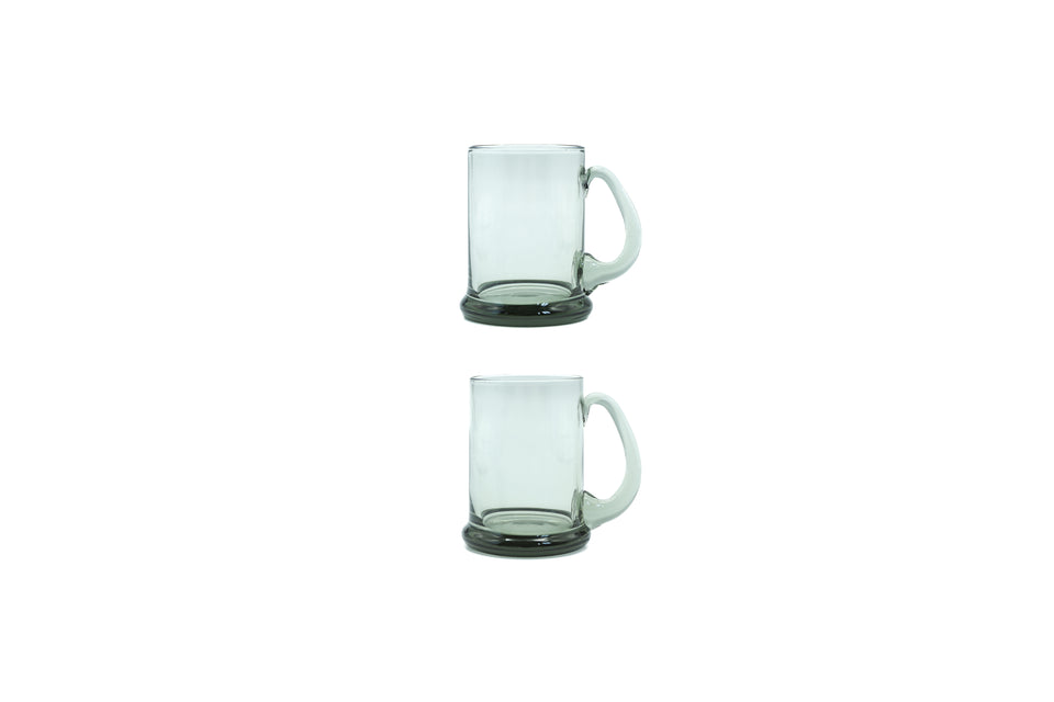 Holmegaard Ølhund Beer Mug Smoke/ホルムガード ビアマグ グラス 北欧ヴィンテージ