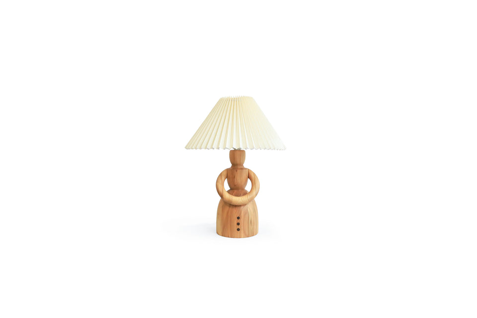 Danish Vintage Wooden Doll Lamp/デンマークヴィンテージ テーブルランプ 木製 寄木 間接照明