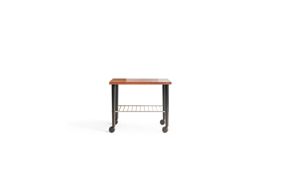 Scandinavian Vintage Rosewood Side Table Trolley/北欧ヴィンテージ サイドテーブル トロリー ローズウッド材 