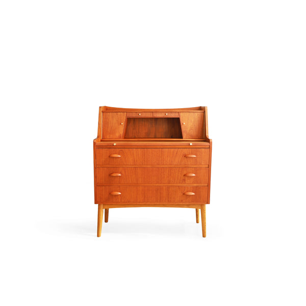 デンマークヴィンテージ ライティングビューロー チーク材 北欧家具/Bjerringbro Stolefabrik Teakwood Writing  Bureau Danish Vintage – FURUICHI/古一