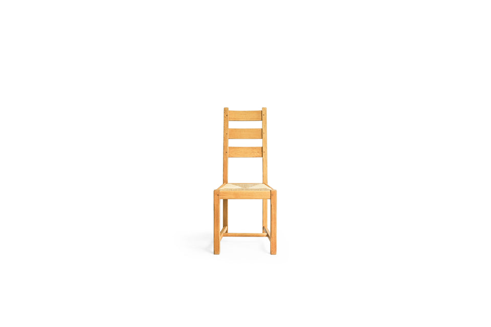 Ludwik Styl Oakwood Rush Seat High Back Chair/ポーランド製 ハイバックチェア オーク材 ラッシュシート 椅子