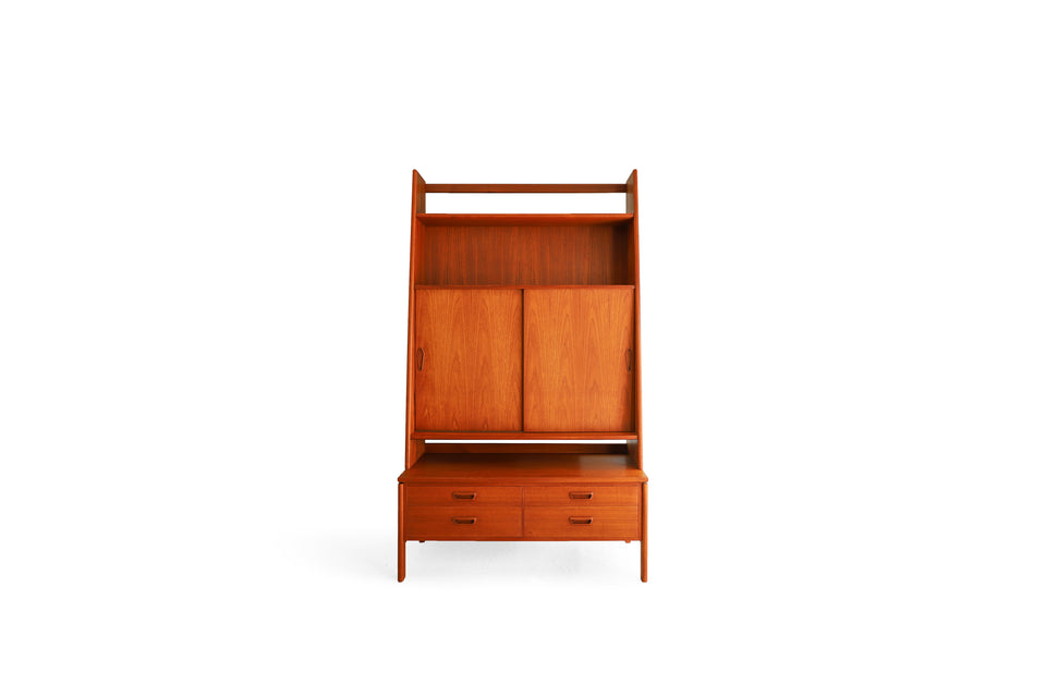 Danish Vintage High Shelf Cabinet/デンマークヴィンテージ ハイシェルフ キャビネット 収納 北欧家具