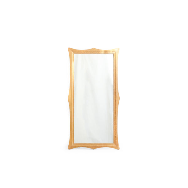 デンマークヴィンテージ ウォールミラー 姿見 オーク材 北欧インテリア