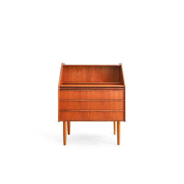 デンマークヴィンテージ ライティングビューロー デスク チーク材 北欧