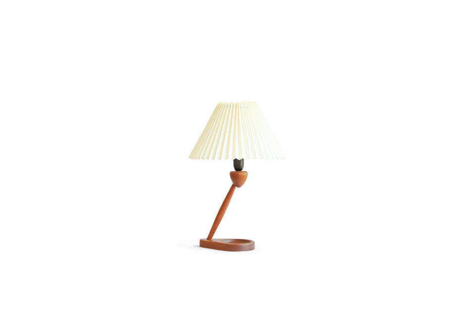 Danish Vintage Teakwood Table Lamp with Tray/デンマークヴィンテージ テーブルランプ トレイ付き チーク材
