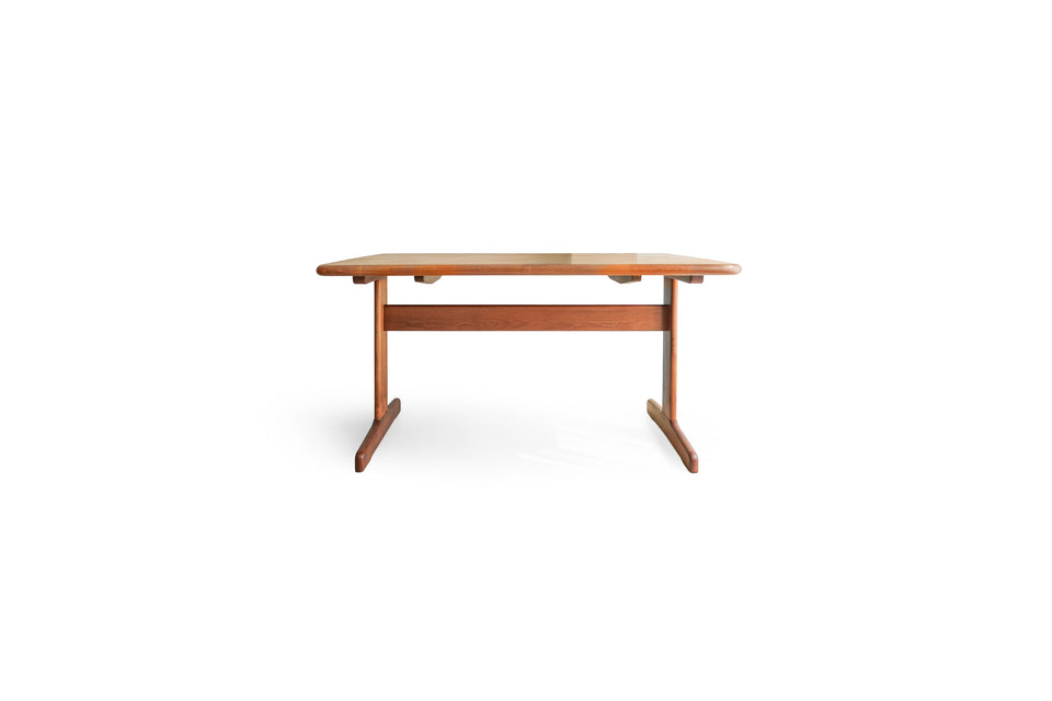 Japanese Vintage Teakwood Dining Table/ジャパンヴィンテージ ダイニングテーブル チーク集成材 北欧モダン
