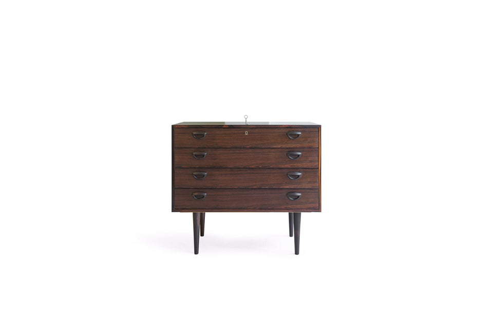 Kai Kristiansen 4drawer Chest Rosewood Feldballes Møbelfabrik/カイ・クリスチャンセン 4段チェスト ローズウッド材 北欧家具