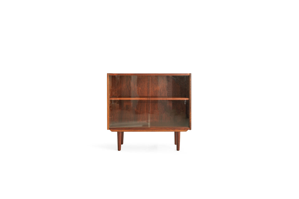 Rosewood Glass Cabinet Shelf Danish Vintage/デンマークヴィンテージ ガラスキャビネット シェルフ ローズウッド 北欧家具