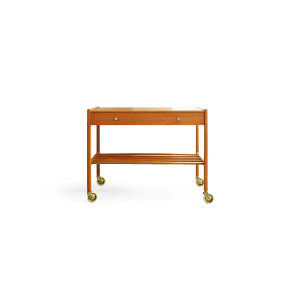 1SwedishVintageCasterSideTable