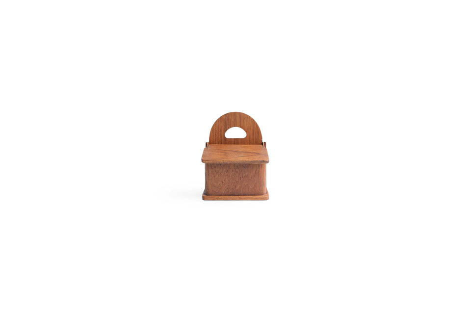 Swedish Vintage AKTA BANGKOK TEAK Salt Box/スウェーデンヴィンテージ ソルトボックス チーク材 北欧インテリア