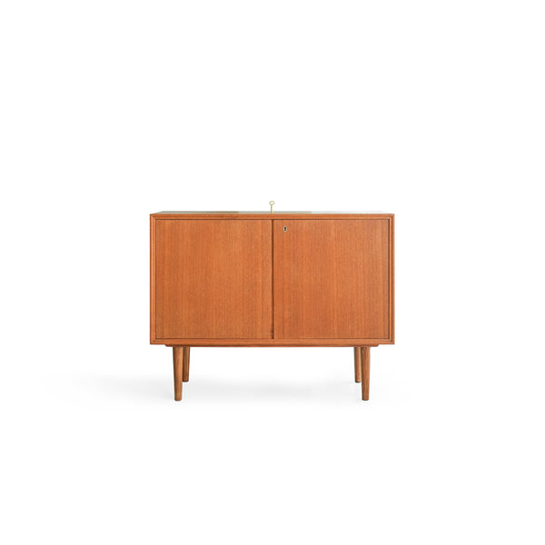 スウェーデンヴィンテージ スリムキャビネット チーク材 北欧家具