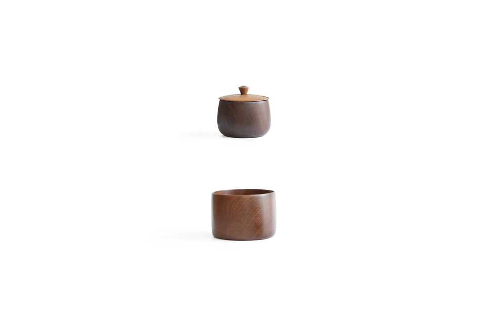 Swedish Vintage Teak Canister Bowl/スウェーデンヴィンテージ チーク材 キャニスター ボウル