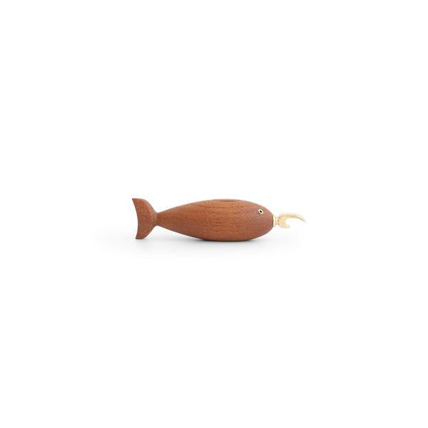 デンマークヴィンテージ お魚 ボトルオープナー 栓抜き チーク材/Teak