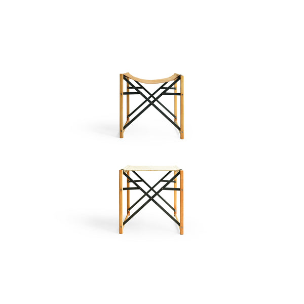 ヴィンテージ 折りたたみスツール キャンバス地/Vintage Folding Stool
