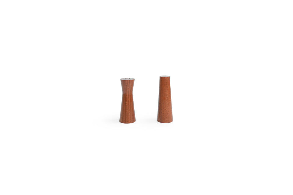 Vintage Teakwood Salt & Pepper Shakers/ヴィンテージ ソルト&ペッパー シェイカー チーク材 北欧雑貨