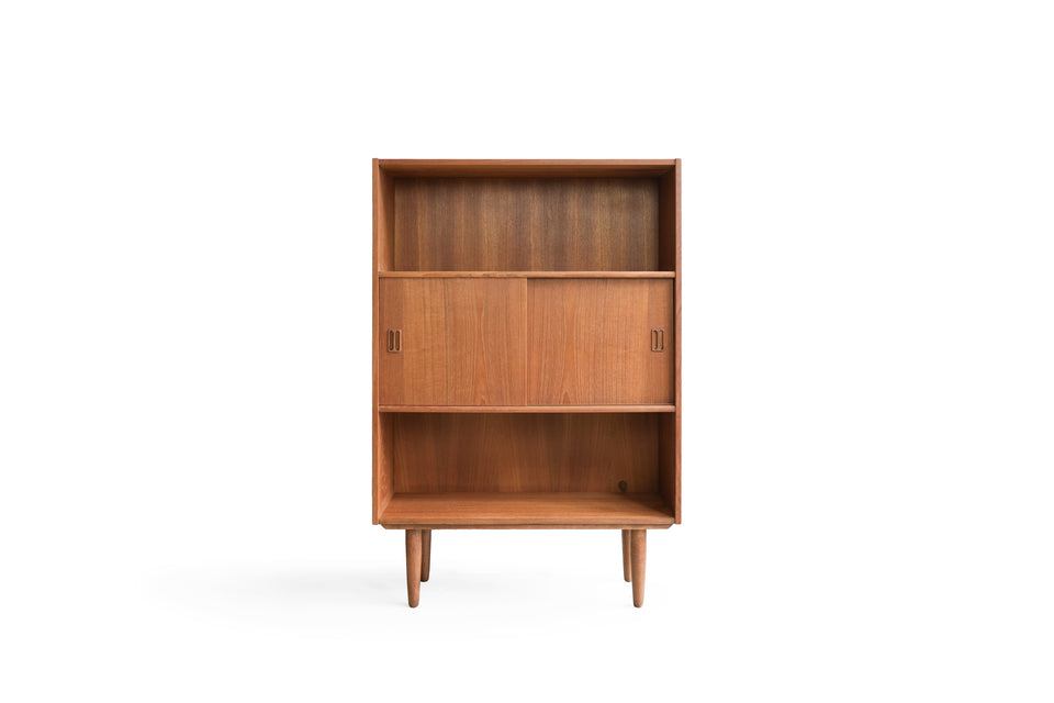Bookcase Teak with Door Danish Vintage/デンマークヴィンテージ ブックケース シェルフ 本棚 チーク材