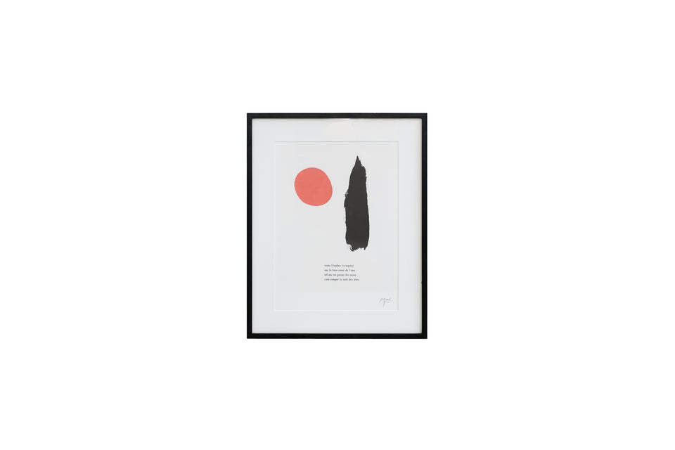 Joan Miró “Parler seul” Framed Art Poster/ジョアン・ミロ 「独り語る」 額装アートポスター
