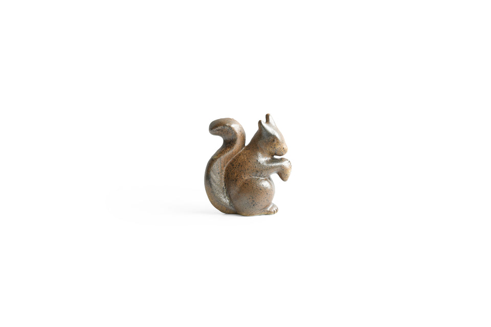 Swedish Vintage EGO Stengods Squirrel Figurine Willy Fischer/スウェーデンヴィンテージ エゴストーングッズ リスのフィギュリン ウィリー・フィッシャー