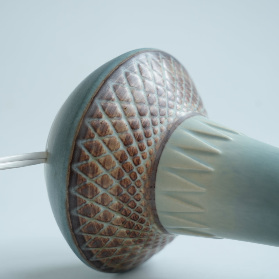 Soholm Table Lamp Model 926 Light Blue and Brown/テーブルランプ エイナー・ヨハンセン スーホルム デンマークヴィンテージ