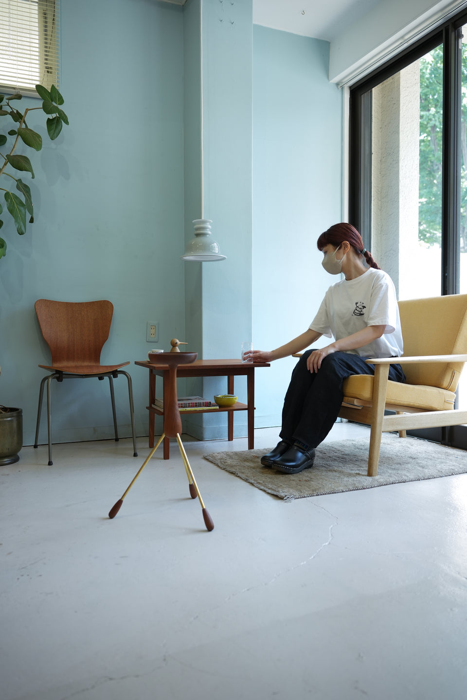 Danish Vintage Side Table with Rack Teakwood/デンマークヴィンテージ サイドテーブル ラック付き チーク材 北欧家具