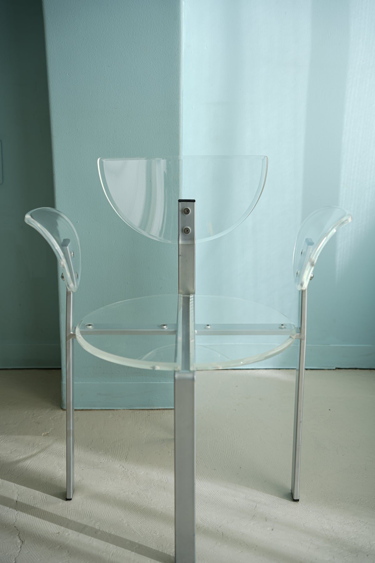アクリルアームチェア ポストモダンデザイン/Acryl Arm Chair Post
