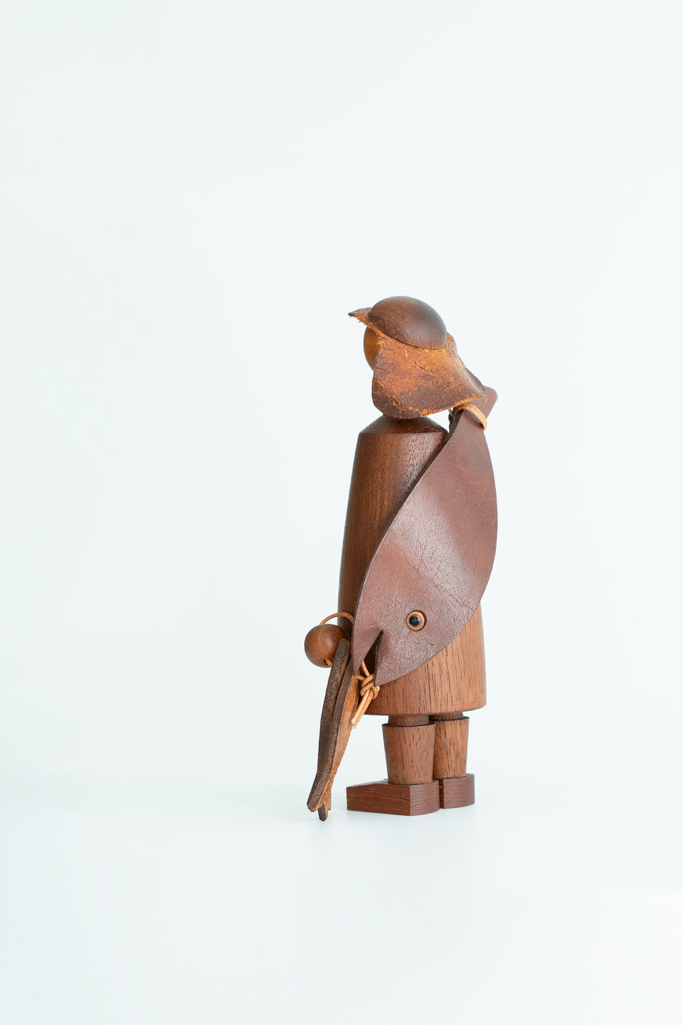 Arne Tjomsland Fisher Man Figure/ノルウェーヴィンテージ 人形 木製オブジェ 北欧インテリア