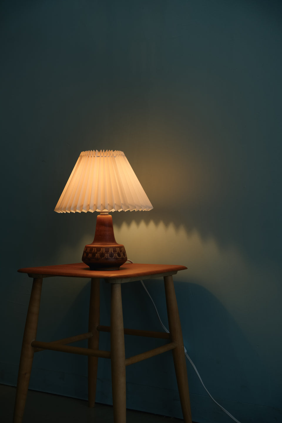 Vintage Søholm Table Lamp Model 1217 Brown/スーホルム ブラウン テーブルランプ 間接照明