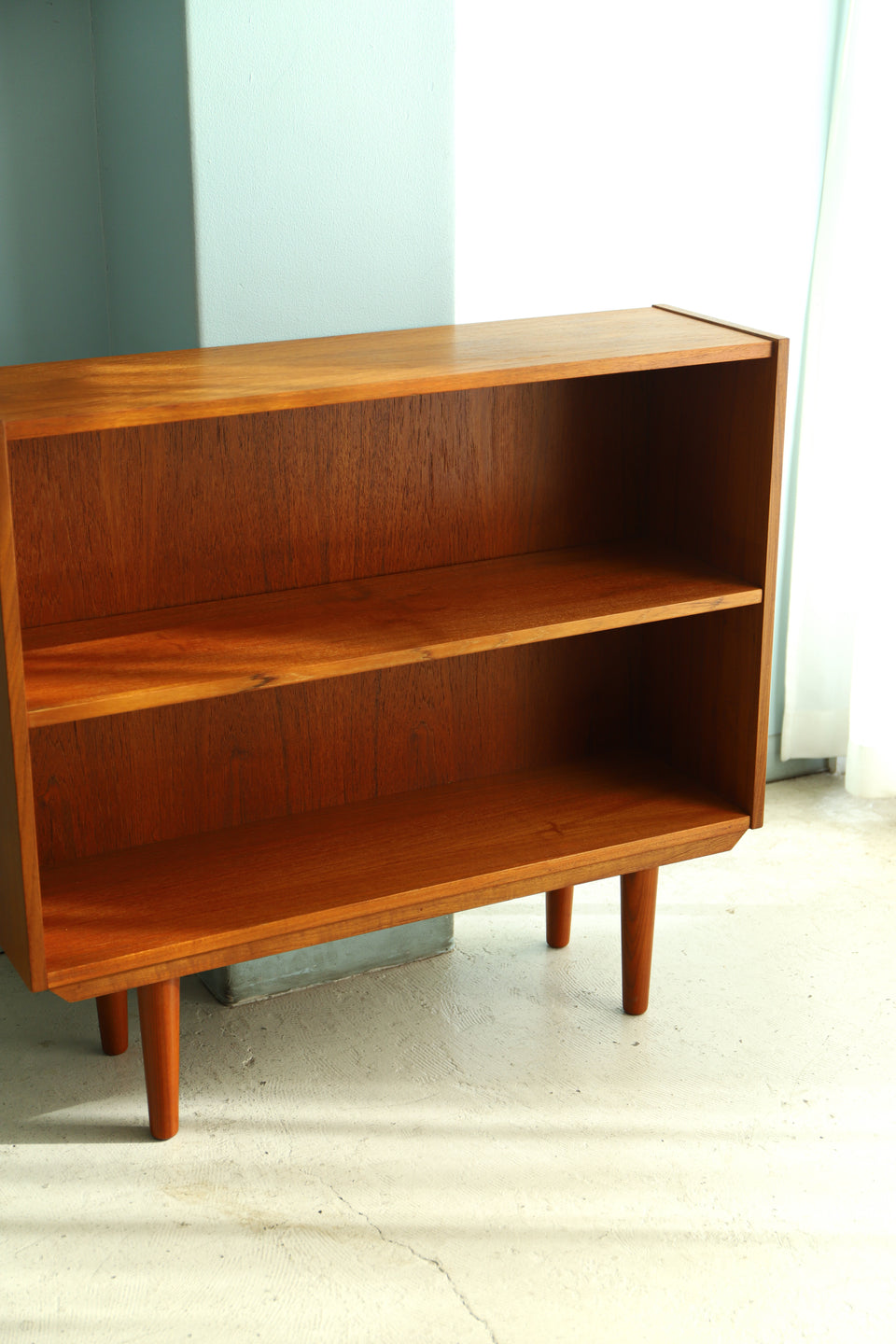 Danish Vintage Low Bookcase Teakwood/デンマークヴィンテージ ブックケース 本棚 北欧家具