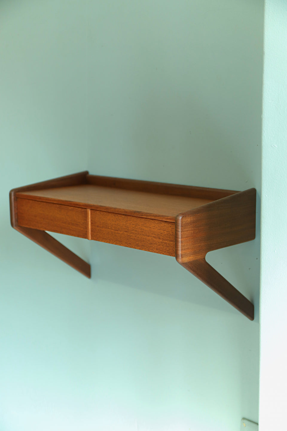 Danish Vintage Ølholm Møbelfabrik Wall Shelf Sigfred Omann/デンマークヴィンテージ ウォールシェルフ 壁掛け 北欧インテリア