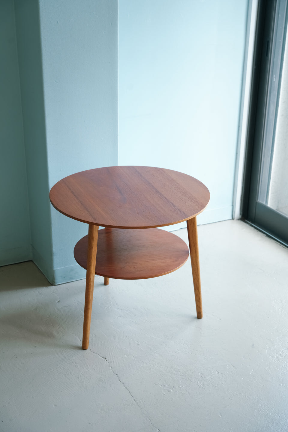 Danish Vintage Round Side Table/デンマークヴィンテージ ラウンドサイドテーブル