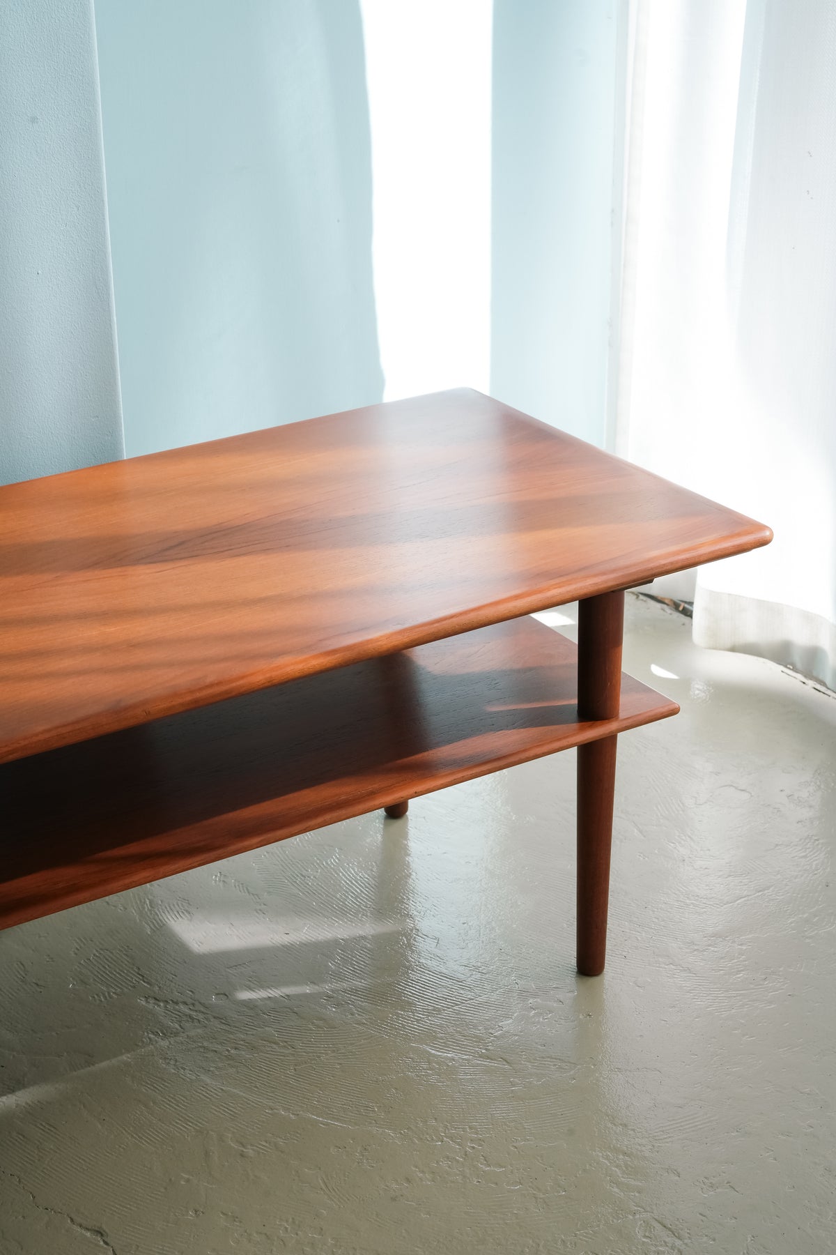デンマークヴィンテージ コーヒーテーブル チーク材 北欧家具/Danish