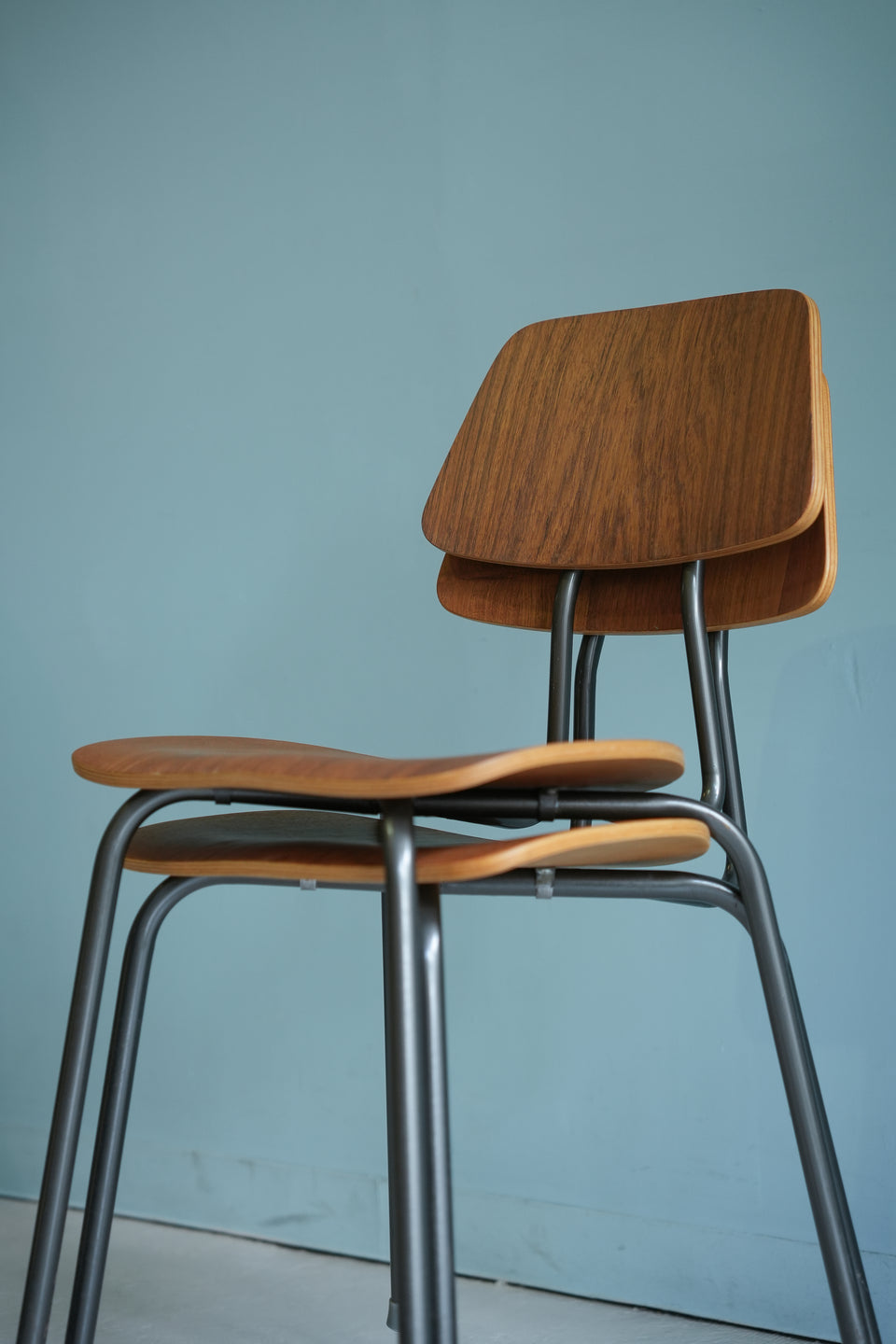 Danish Vintage Stacking Teak Plywood Chair/デンマークヴィンテージ スタッキング プライウッドチェア 椅子 北欧家具