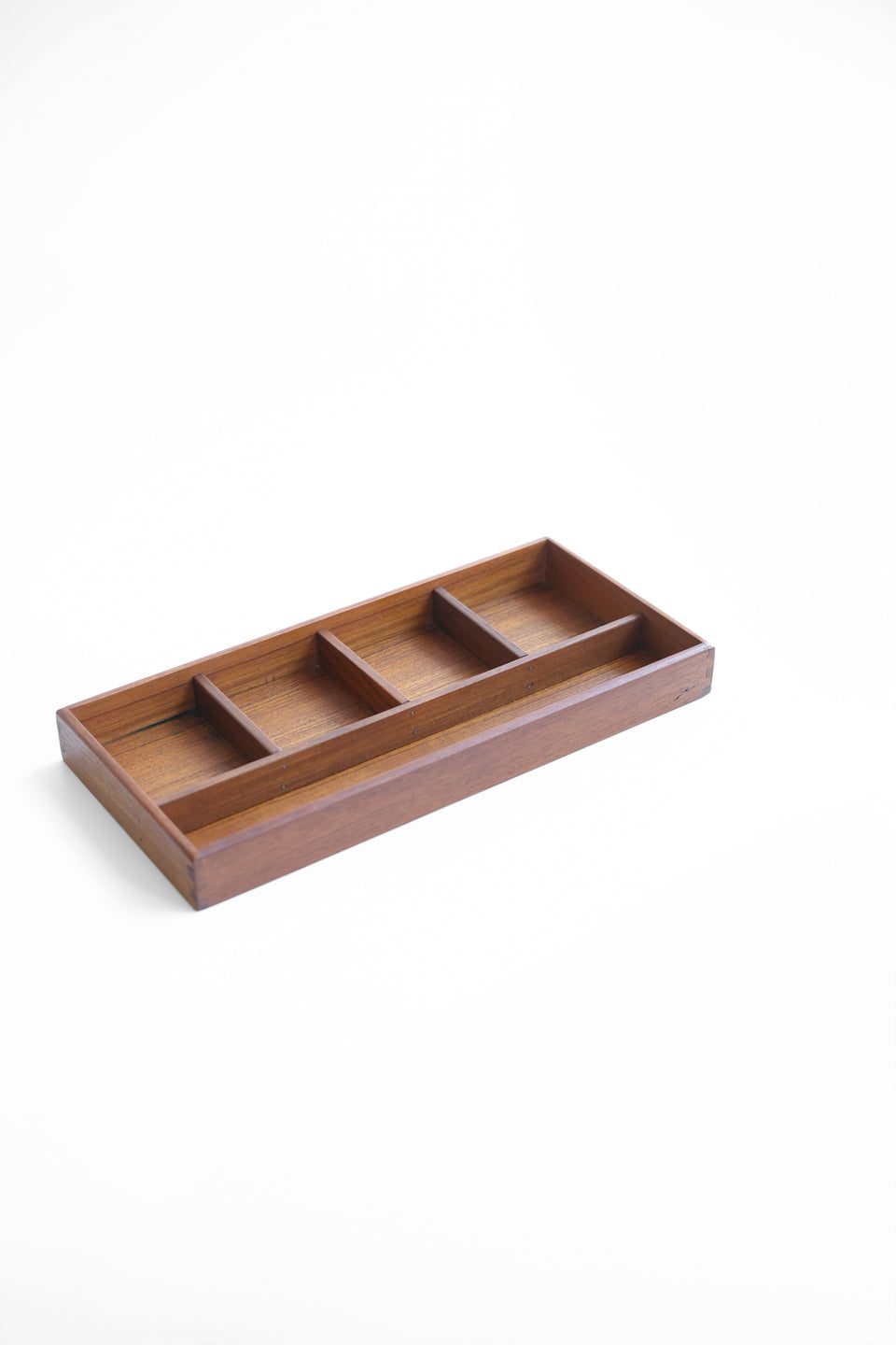 Danish Vintage Teak Desk Organizer Tray/デンマークヴィンテージ チークトレイ