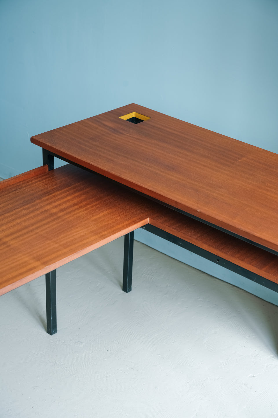 Euro Midcentry Vintage L-shape Desk/ヨーロッパヴィンテージ デスク ミッドセンチュリー