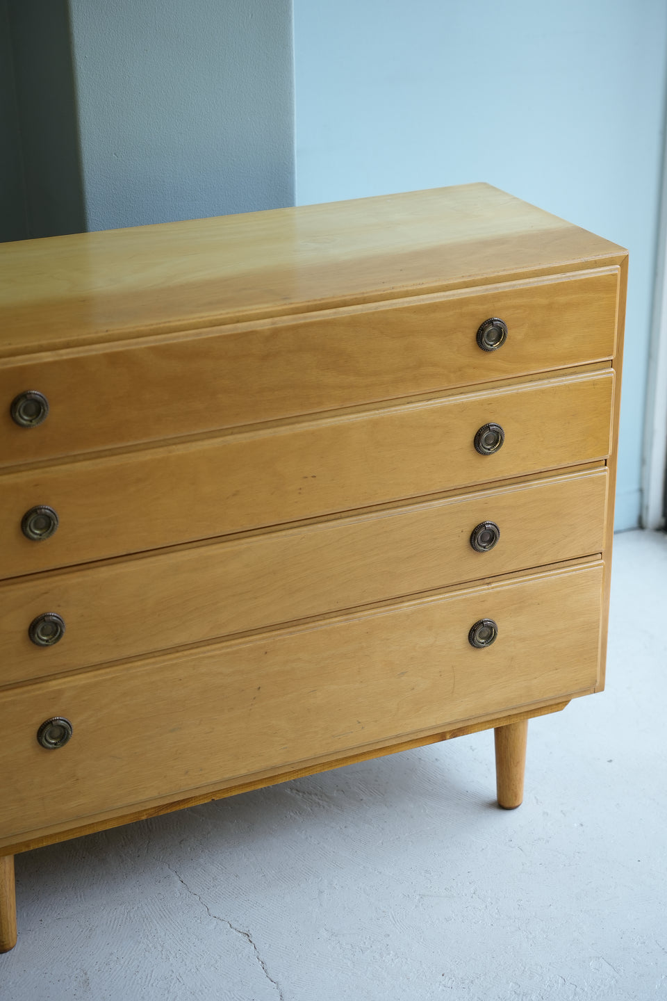 Finnish Vintage Asko Anjala 4drawer Chest Olli Borg/フィンランドヴィンテージ アスコ 4段チェスト オッリ・ボルグ 北欧家具