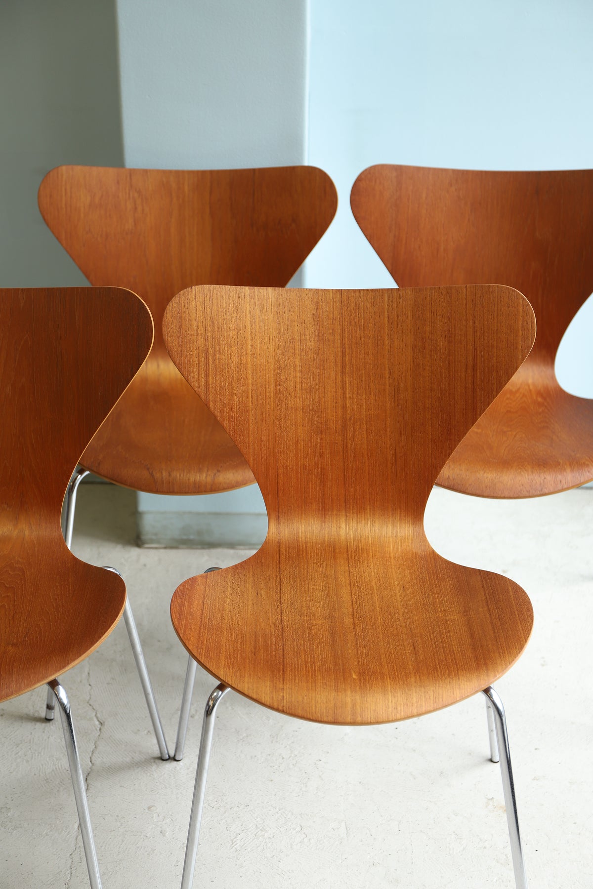 フリッツハンセン セブンチェア チーク材 希少 アルネ•ヤコブセン 2Fritz_Hansen_Series_7_Chair_M