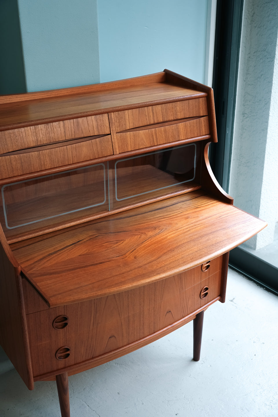 Gunnar Falsig Mobelfabrik Writing Bureau Danish Vintage/デンマークヴィンテージ ライティングビューロー 北欧家具